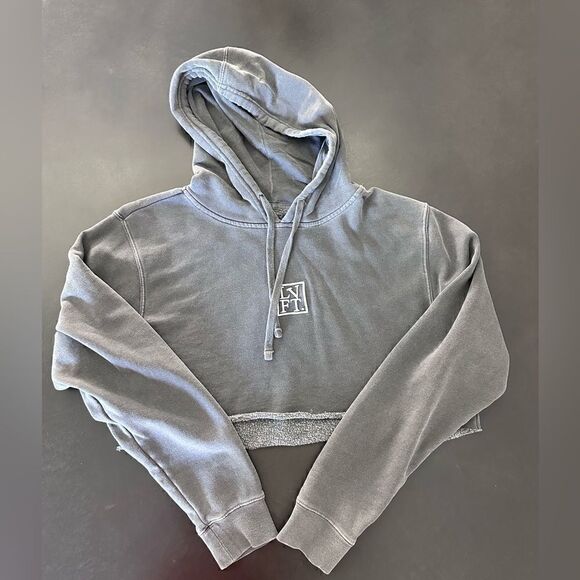LVFT Cropped Hoodie - Picture 1 of 4
